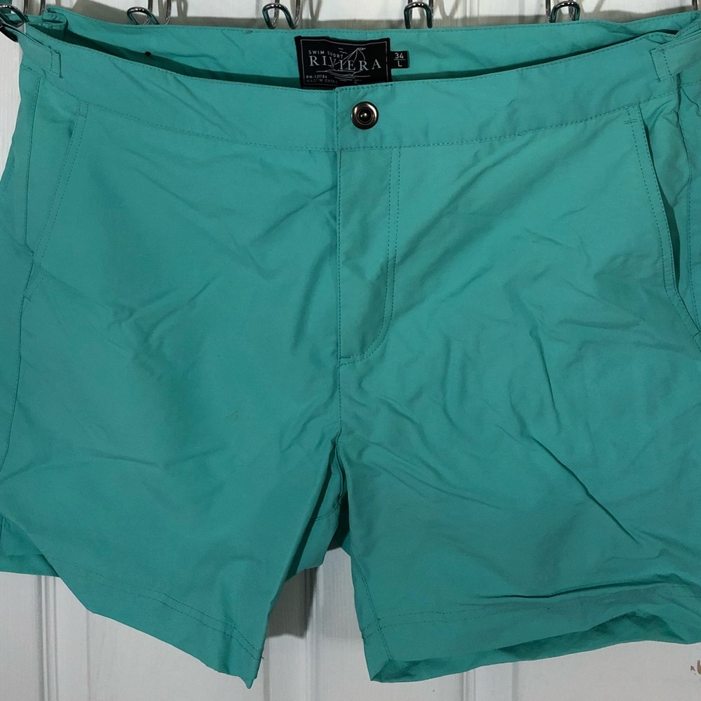 Men’s bathing suit in teal